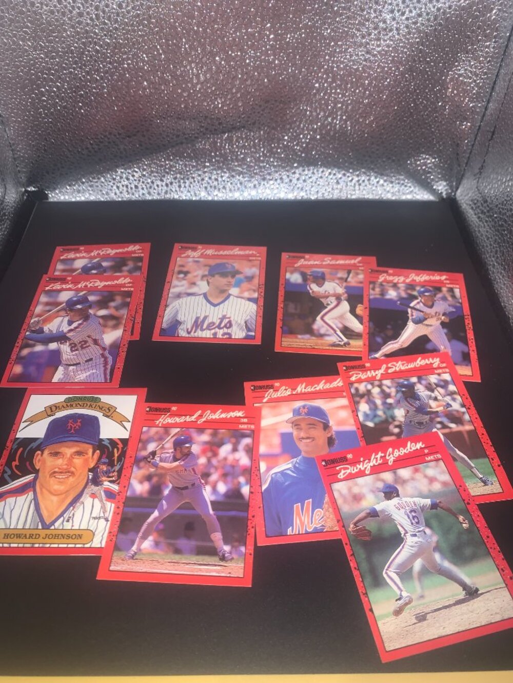 10ct 1990 Donruss New York Mets Misc Baseball Trading Cards FEAT Howard Johnson